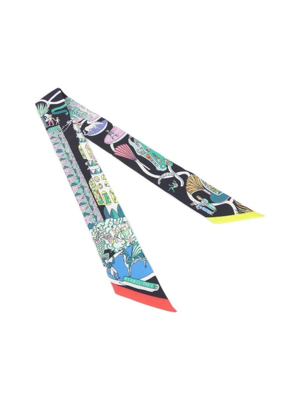 Hermes Exposition Universell Twilly Scarf